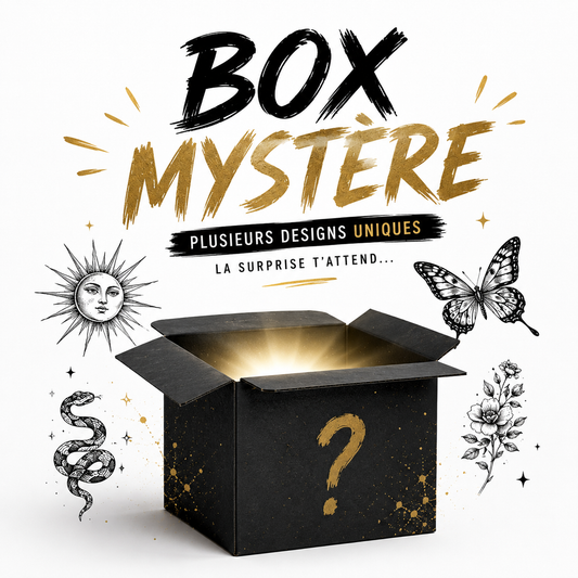 Mystery Tattoo Box "Ouvrez la boîte. Révélez votre style."