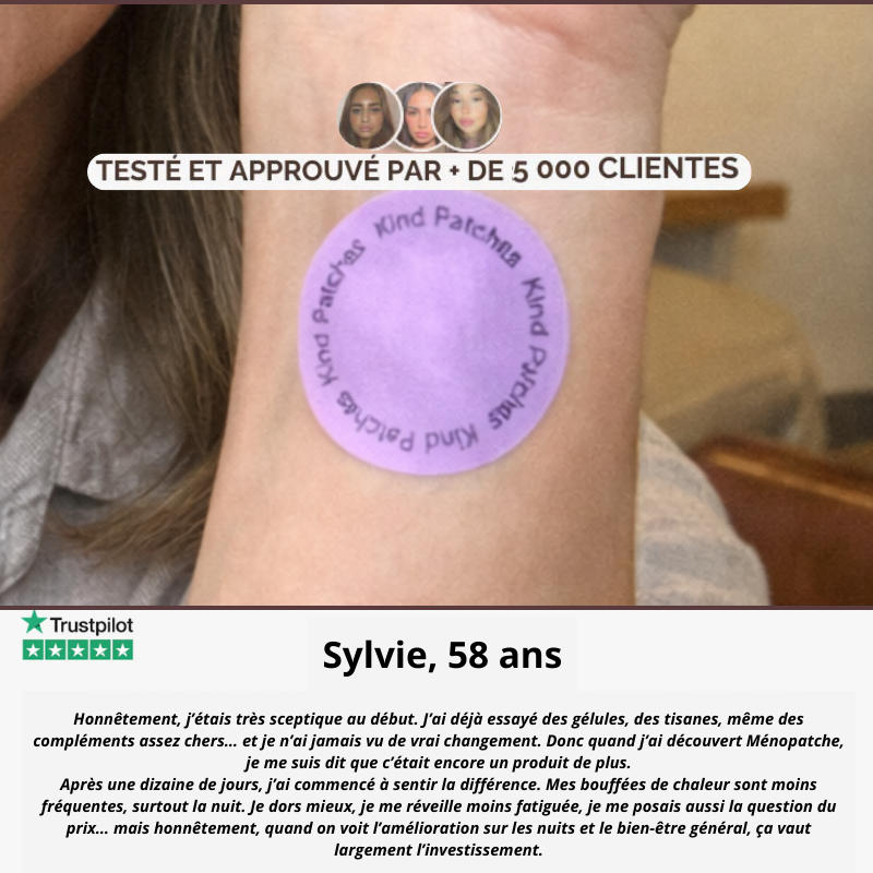 Ménopatch™ – Fraîcheur et calme toute la nuit🌙